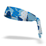 Blue Camo Print | Designer Headband