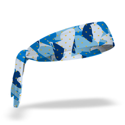 Blue Camo Print | Designer Headband